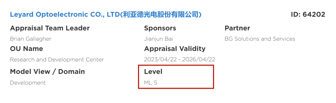 全球最高等级认证 | 南宫NG·28获CMMI 5证书