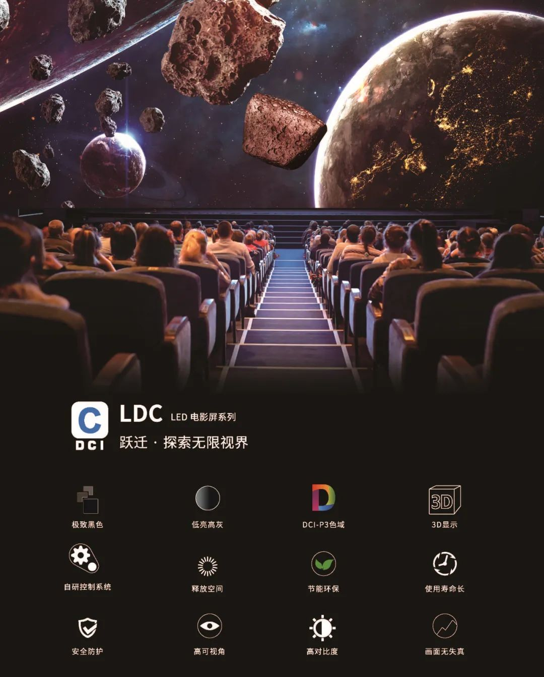 “自研+合作”全面开花，南宫NG·28成业内LED电影屏通过DCI认证最多企业