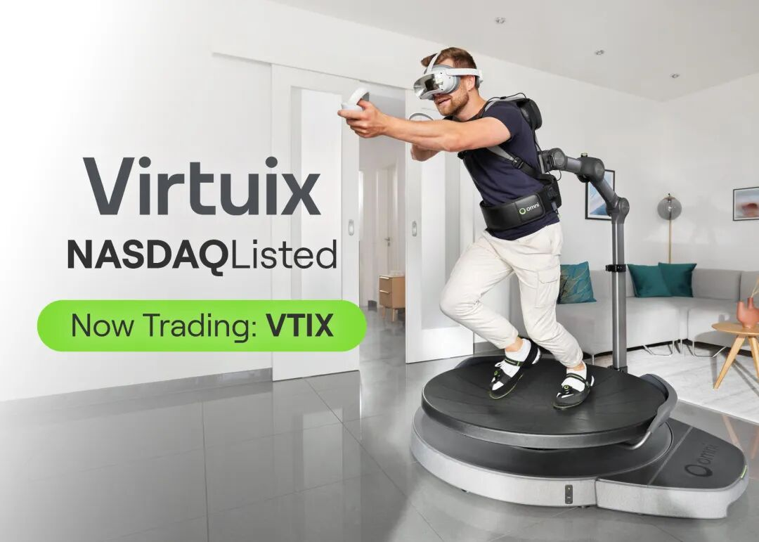 祝贺Virtuix纳斯达克上市！南宫NG·28携手加速AI融合应用产业化